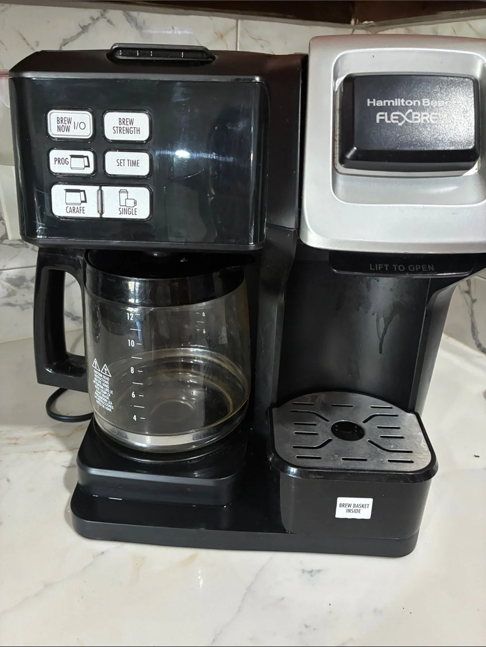 Hamilton Beach Black FlexBrew 2-Way Coffee Maker k-pop and coffee pot maker